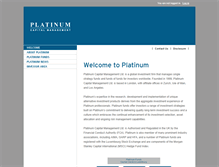 Tablet Screenshot of platinumfunds.net